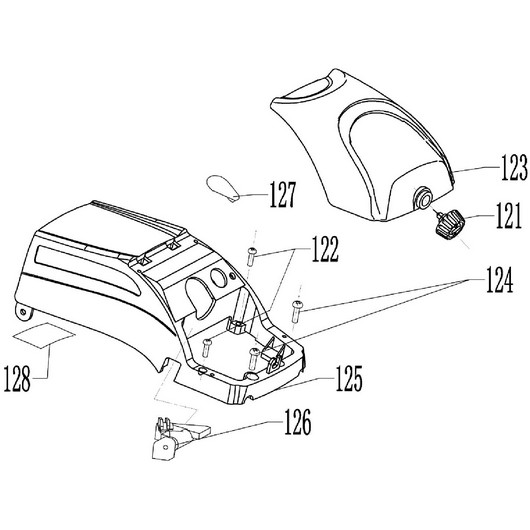 Крышка цилиндра Champion 254