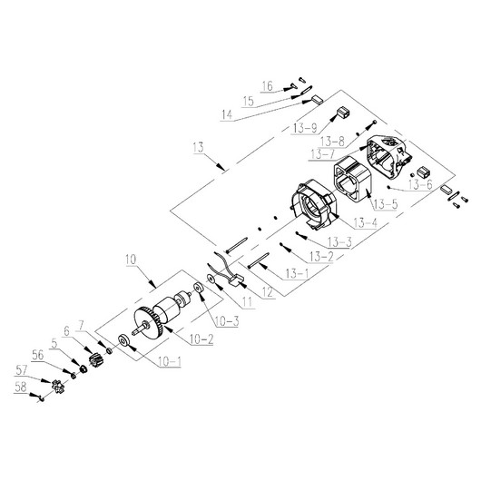 Ротор и статор Champion 418N-16