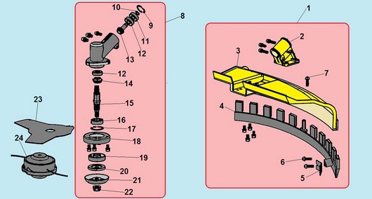 Редуктор и кожух Champion T433S-2