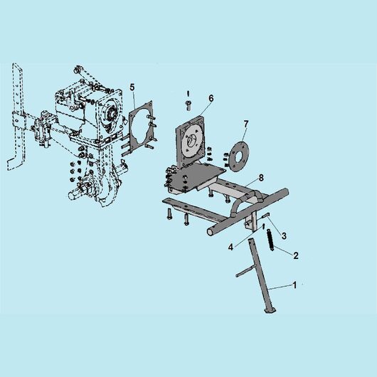 Стояночная опора и бампер Champion BC1193