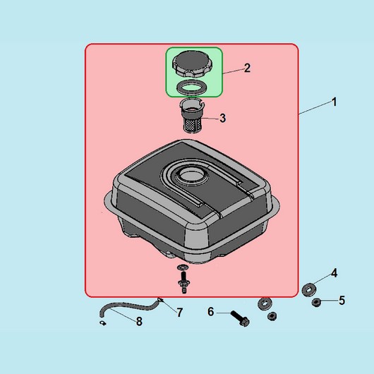 Топливный бак Champion BC7714