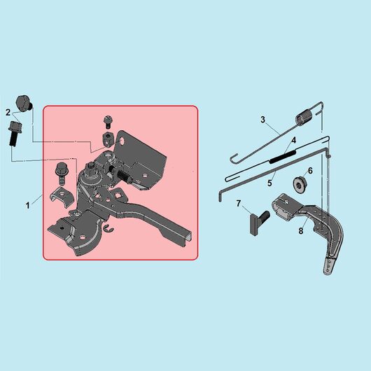 Рычаг регулировки оборотов Champion BC8724