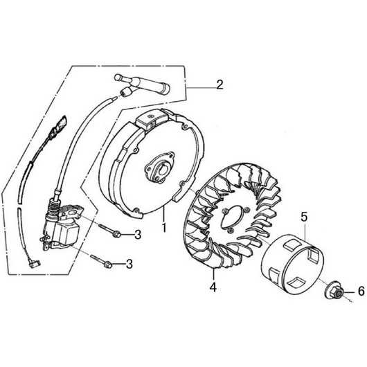 Магнето и маховик BC8813