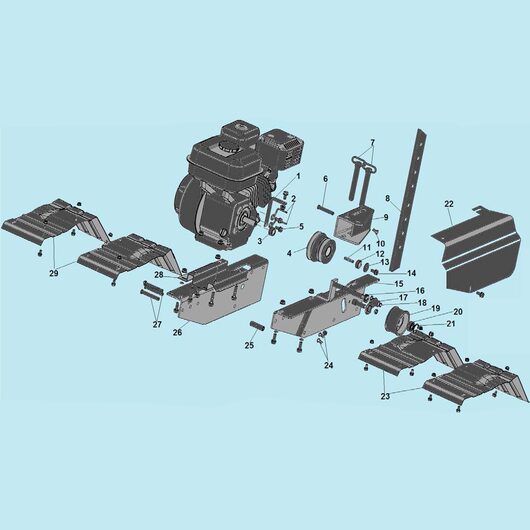 Рама и защита фрез Champion BC8833