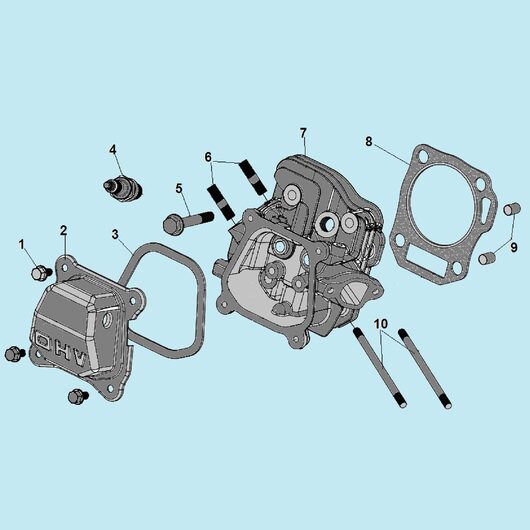 Головка цилиндра Champion BC8833