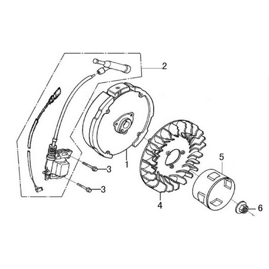 Магнето и маховик Champion CH7648