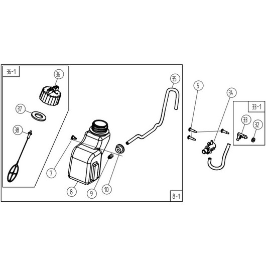 Масляный бак Champion CSB1811