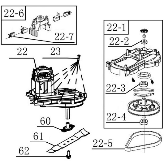 Двигатель Champion EM3616