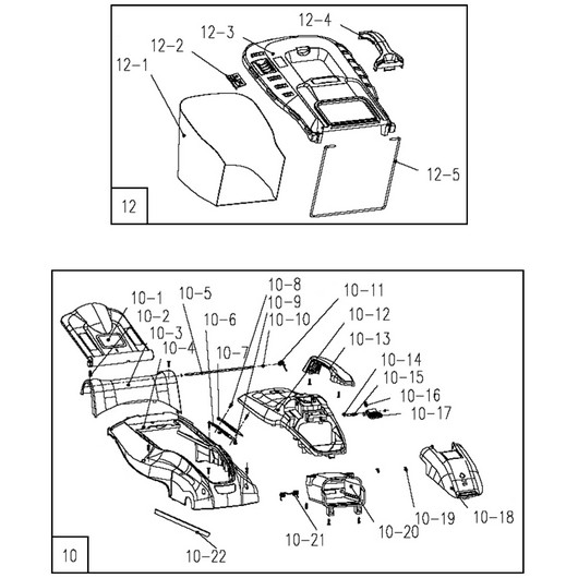 Корпус и травосборник Champion EMB400