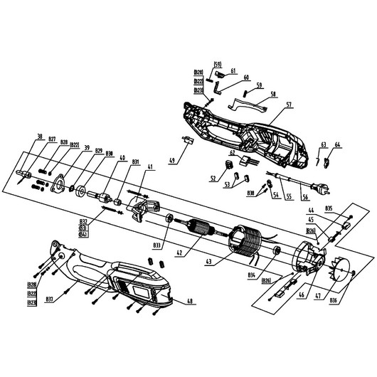 Двигатель и корпус Champion ET1211A