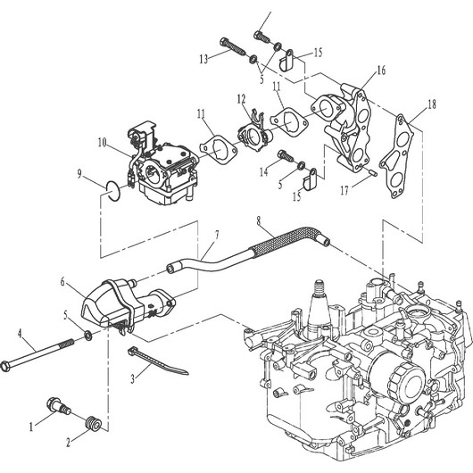 Карбюратор Toyama F20ABMS