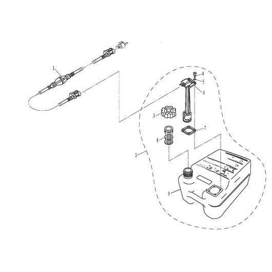 Топливозаборник топливного бака Toyama F20ABMS