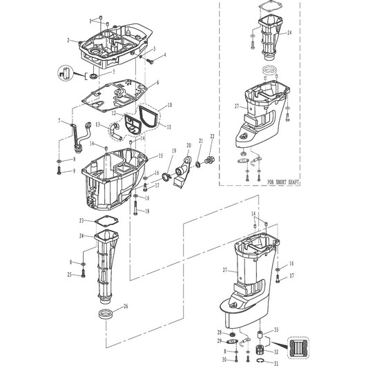 Нога Toyama F20ABMS