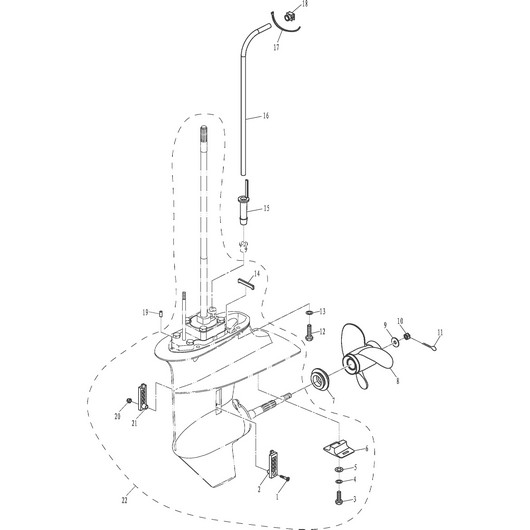 Редуктор Toyama F20ABMS