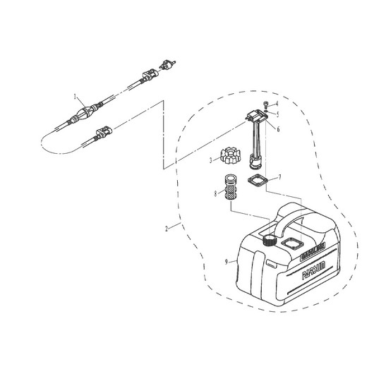Топливный бак Toyama F6ABMS