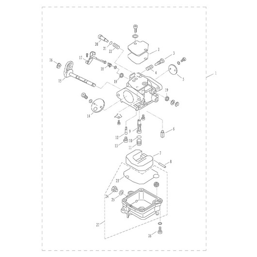 Карбюратор Toyama F9.8BMS
