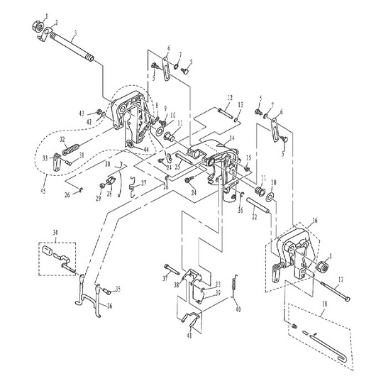 Кронштейн Toyama F9.9BMS