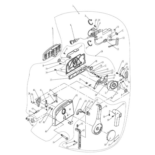 Блок управления в сборе Toyama F9.9BMS