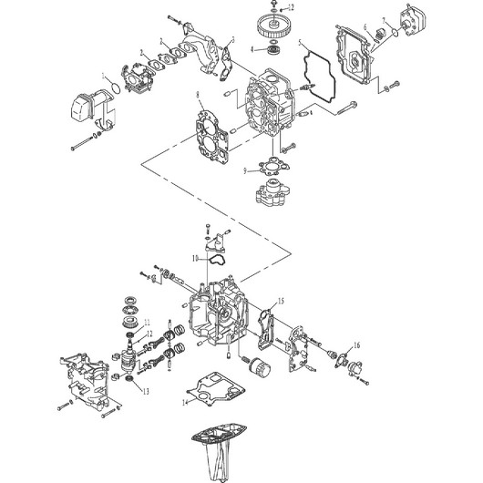 Ремкомплект Toyama F9.9FWS
