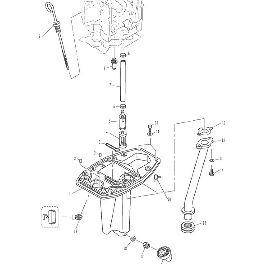 Маслосборник Toyama F9.9FWS