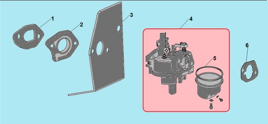Детали карбюратора Champion G170-1VK/2
