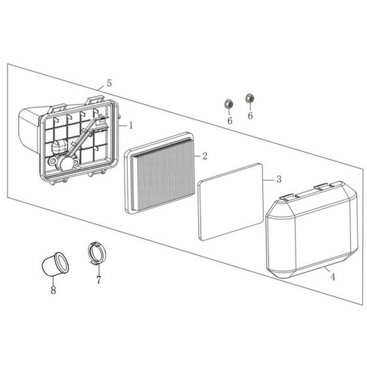 Воздушный фильтр Champion G200VK/1-1
