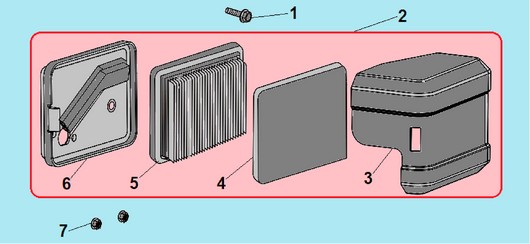 Воздушный фильтр Champion G200VK/2