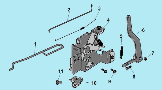 Рычаг регулятора оборотов Champion G200VK/2