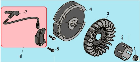 Магнето и маховик Champion G201HK