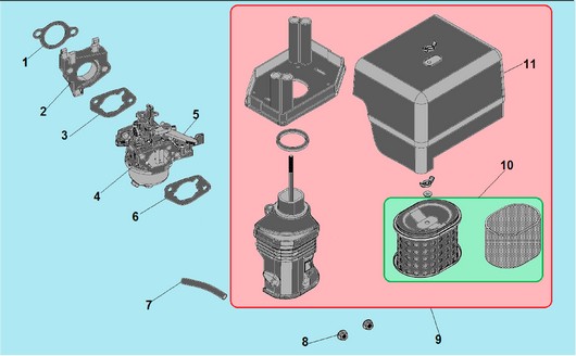 Воздушный фильтр Champion G390-1HK
