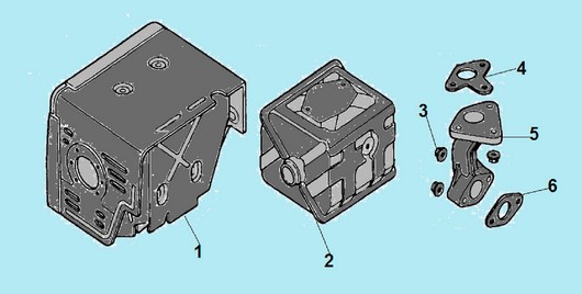 Глушитель Champion G390-1HKE