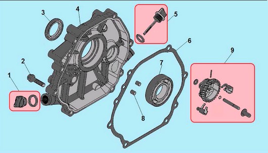 Крышка картера Champion G390-1HKE