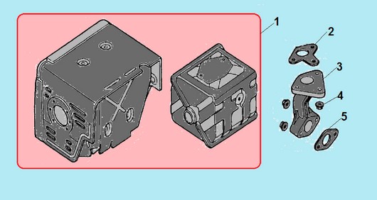 Глушитель Champion G390HKE
