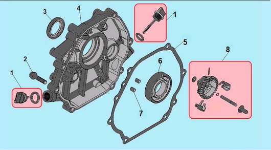 Крышка картера Champion G390HKE