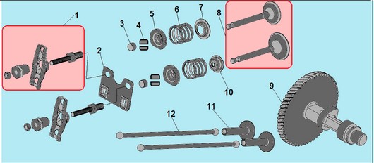 Клапанная система Champion G390HKE