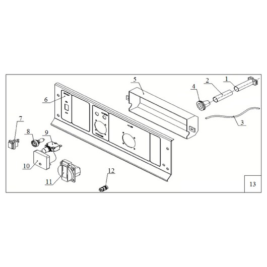 Панель управления Champion GG1000