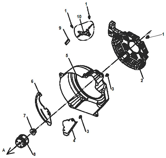Детали стартера Champion GG1300