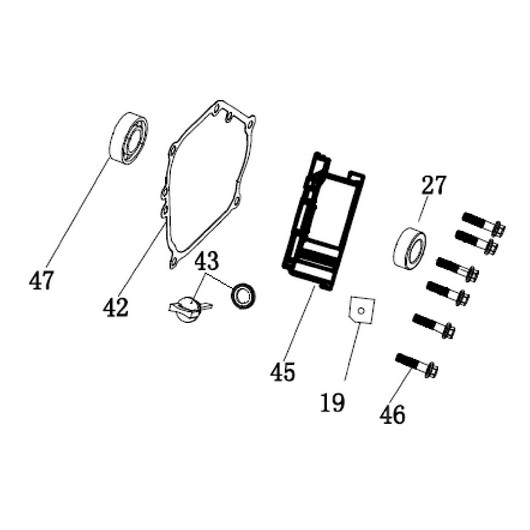 Крышка картера Champion GG2801