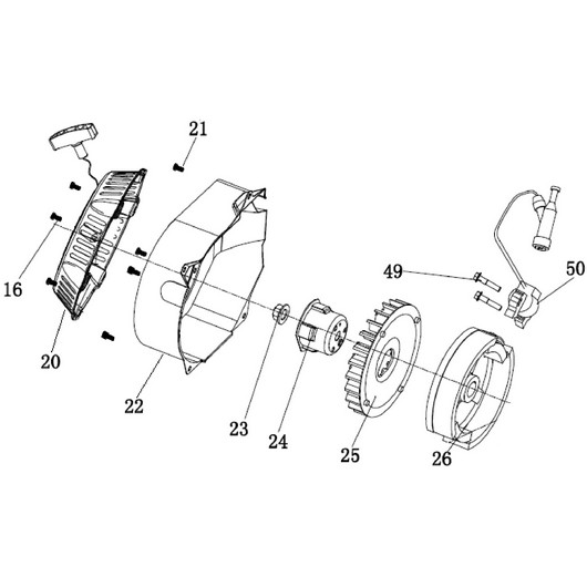 Стартер ручной Champion GG2801