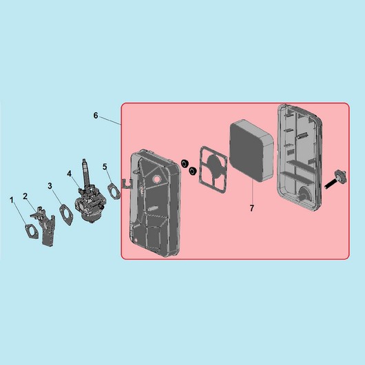 Карбюратор и воздушный фильтр Champion GG3301C