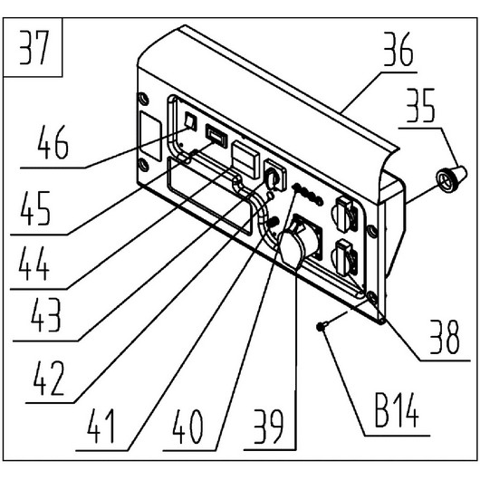 Панель управления Champion GG6500-3