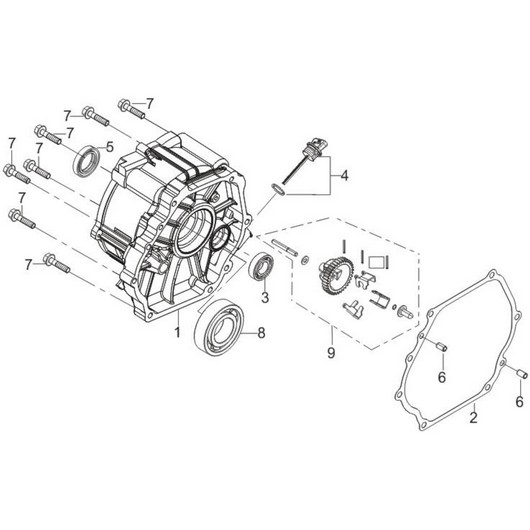 Крышка генератора Champion GG6500-3