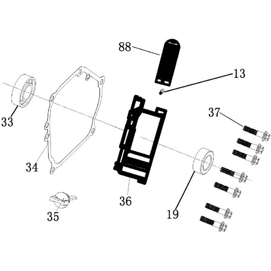 Крышка картера Champion GG7001EW