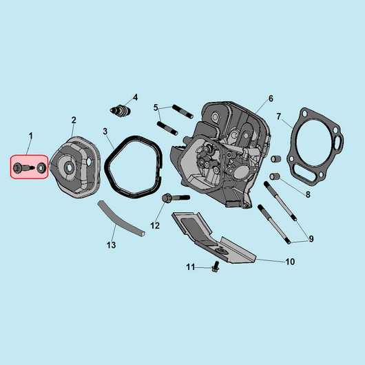 Головка цилиндра Champion GG7500ES
