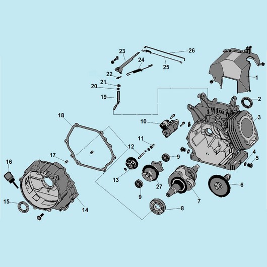 Картер, распредвал и коленвал Champion GG7501E