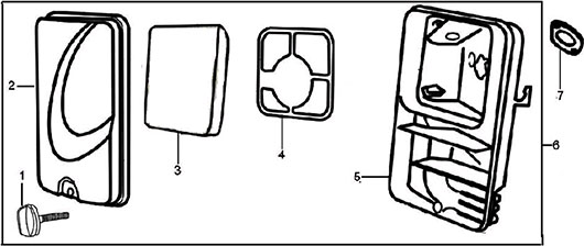 Воздушный фильтр бензогенератора Champion GG8000