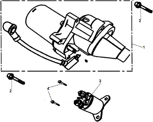 Карбюратор бензогенератора Champion GG8000E