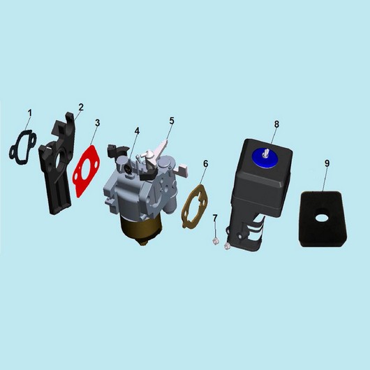 Карбюратор и воздушный фильтр Champion GP50