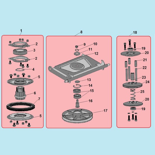 Вариатор и фрикцион Champion GS5080 до 2020г