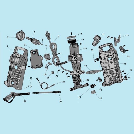 Корпус и насос Champion HP5160